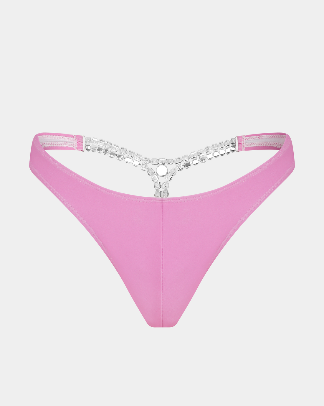 Diamond T-Back Thong - Pink