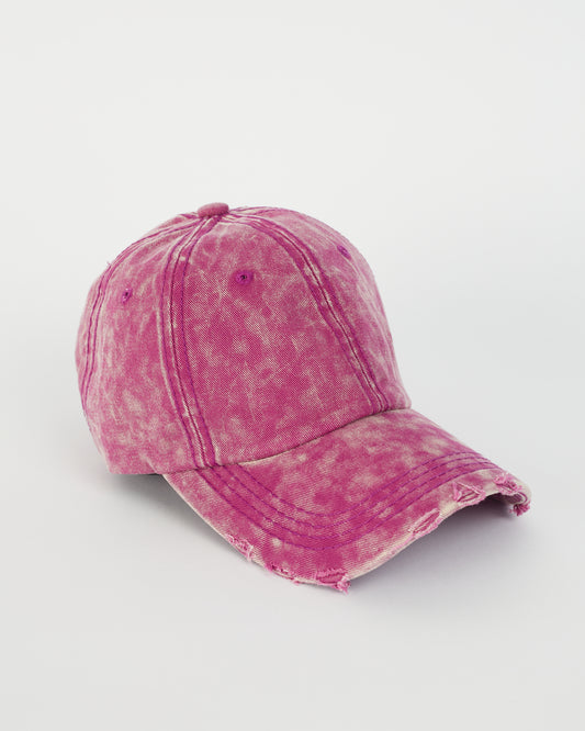 Distressed Cap - Pink