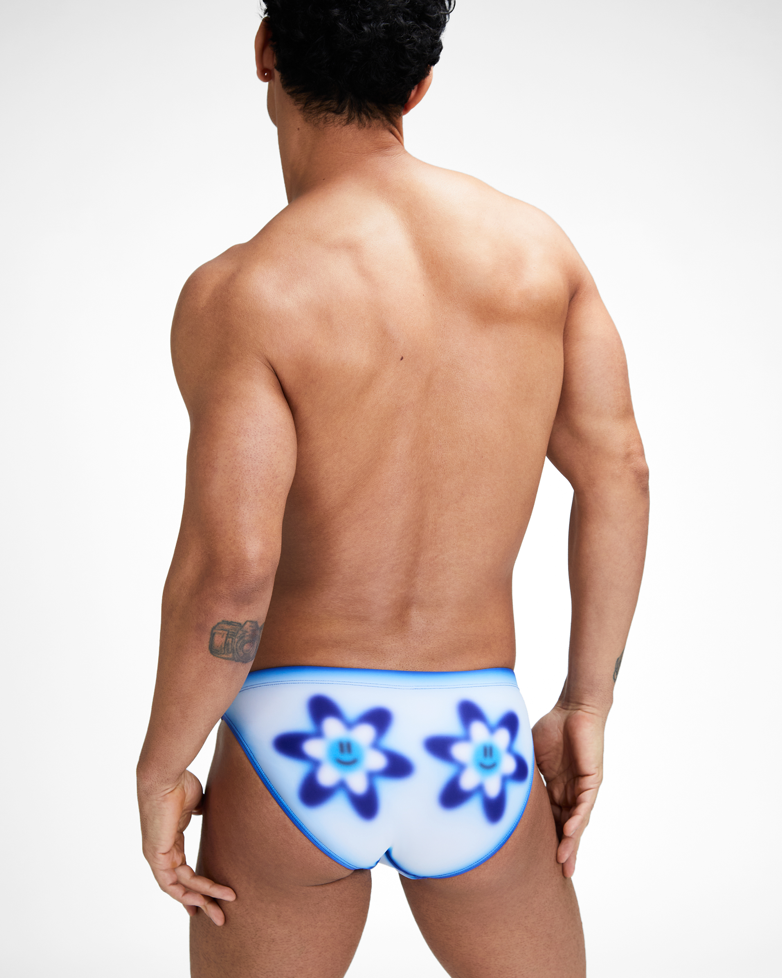 Flower Power Razor Swim Brief