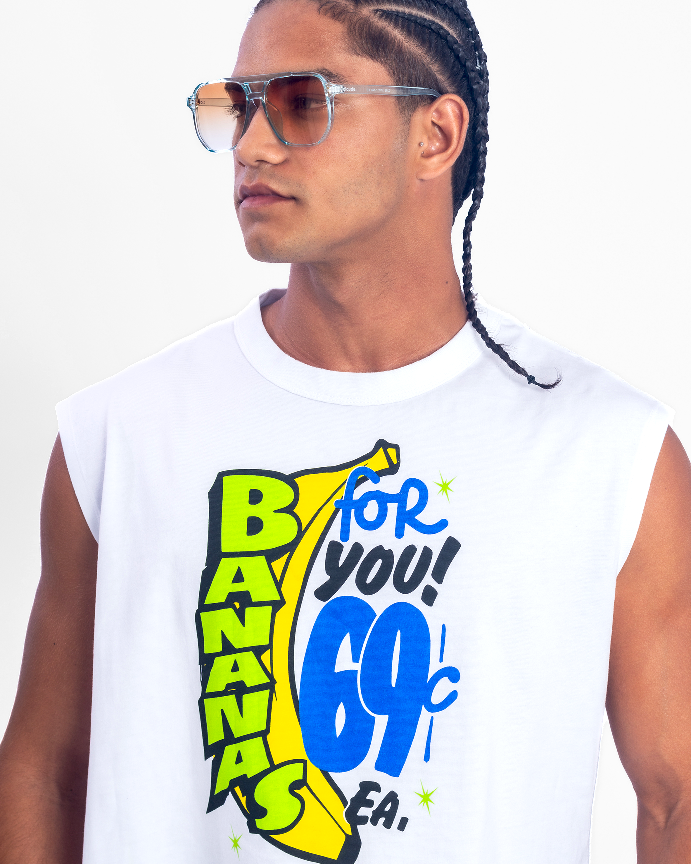 Bananas For You Box Crop Tee