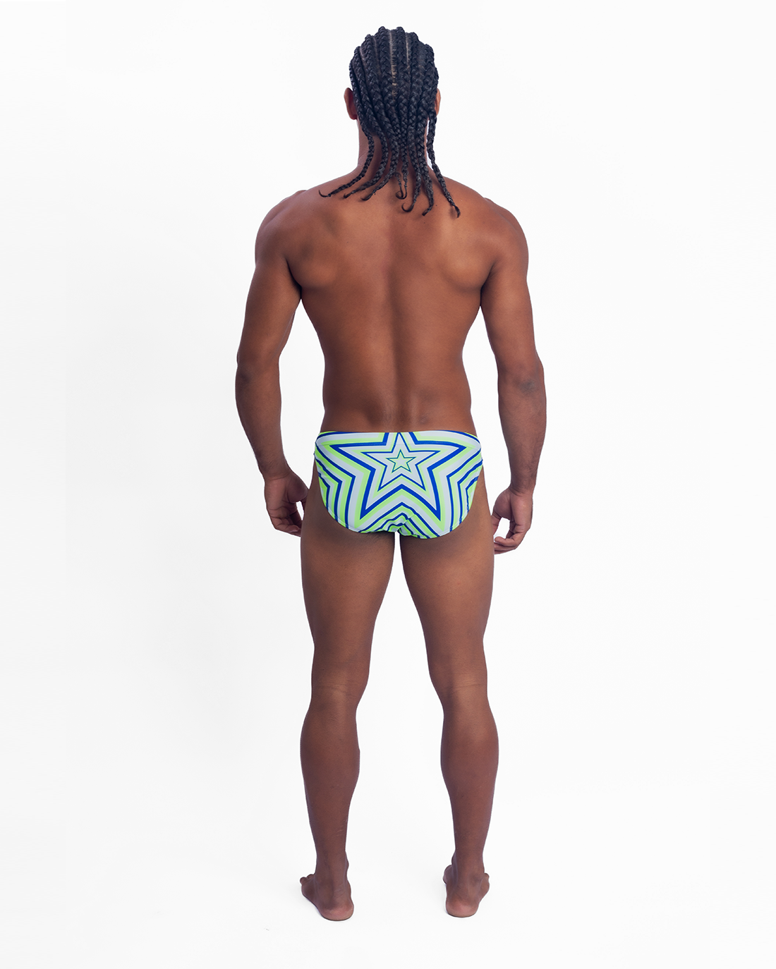 Star Razor Swim Brief - Green