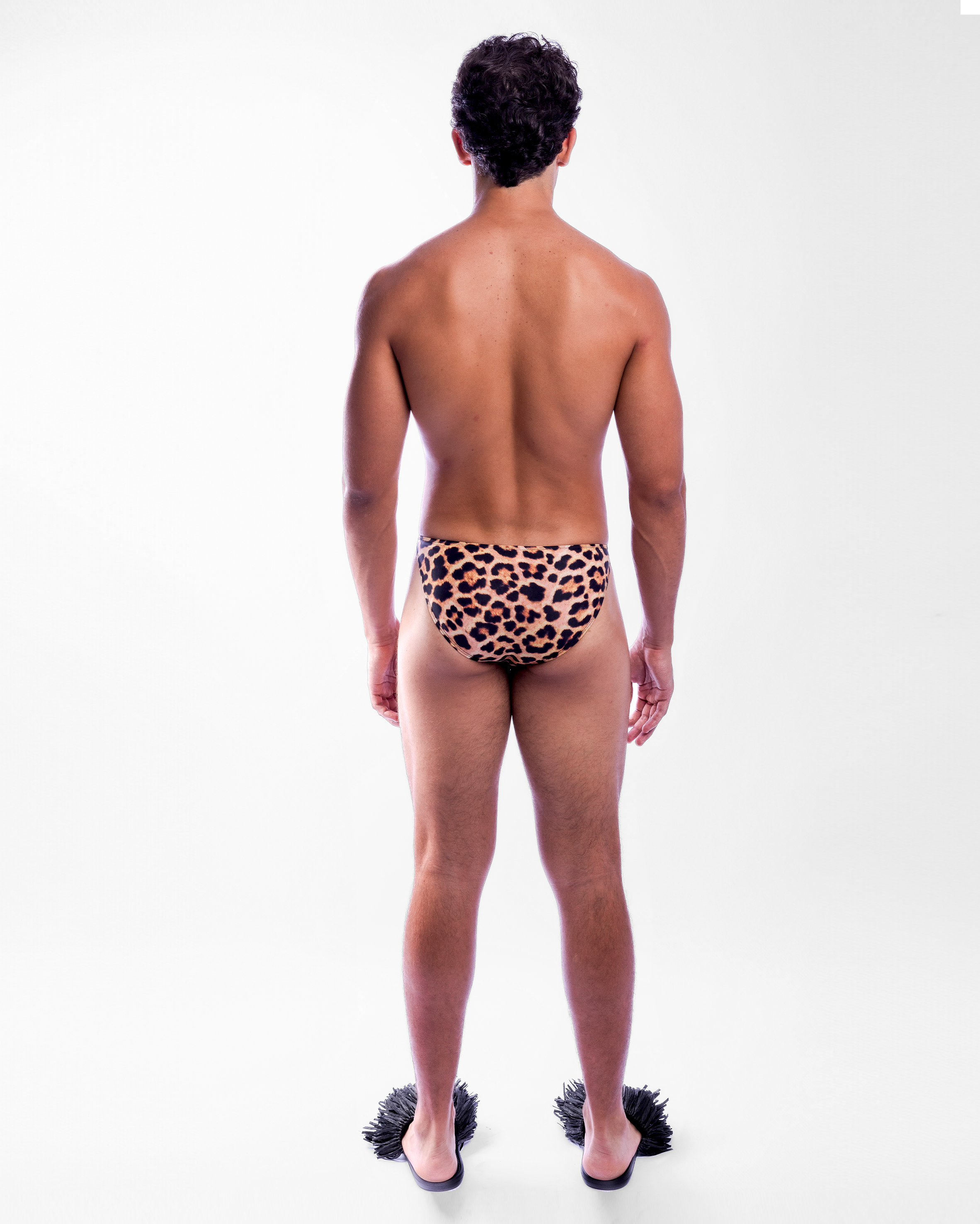 Diamond Razor Swim Brief - Leopard