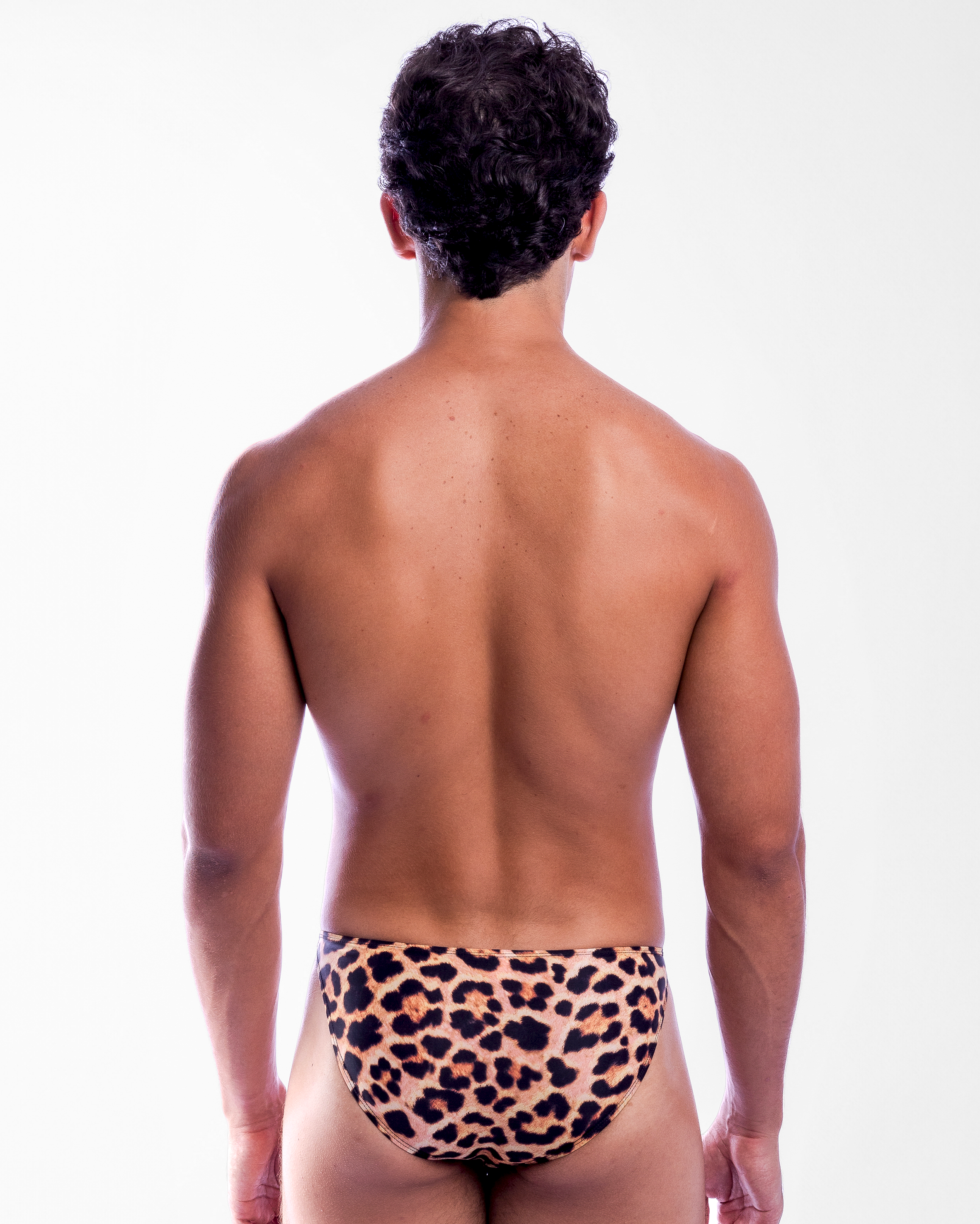 Diamond Razor Swim Brief - Leopard