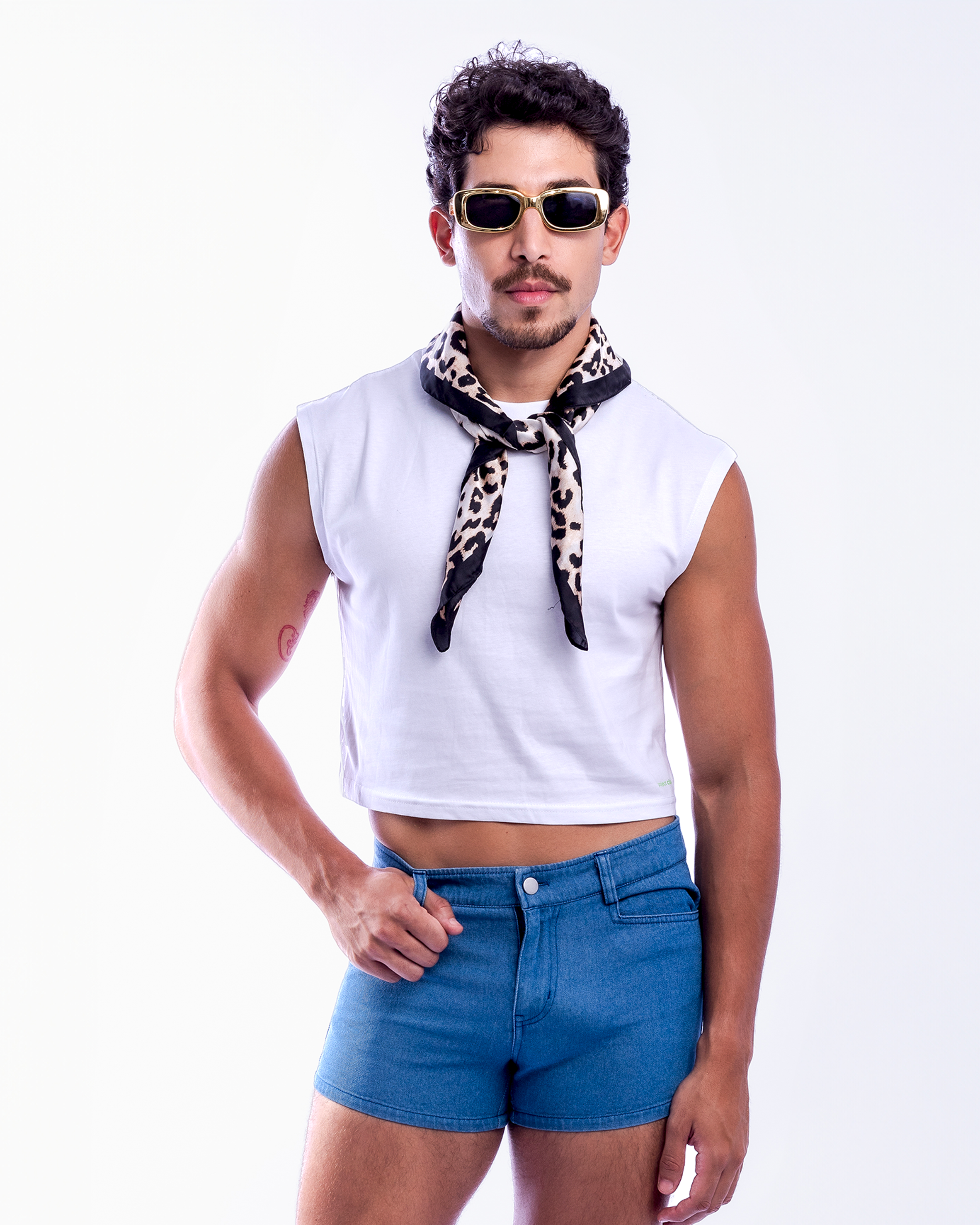Logo Box Crop - White