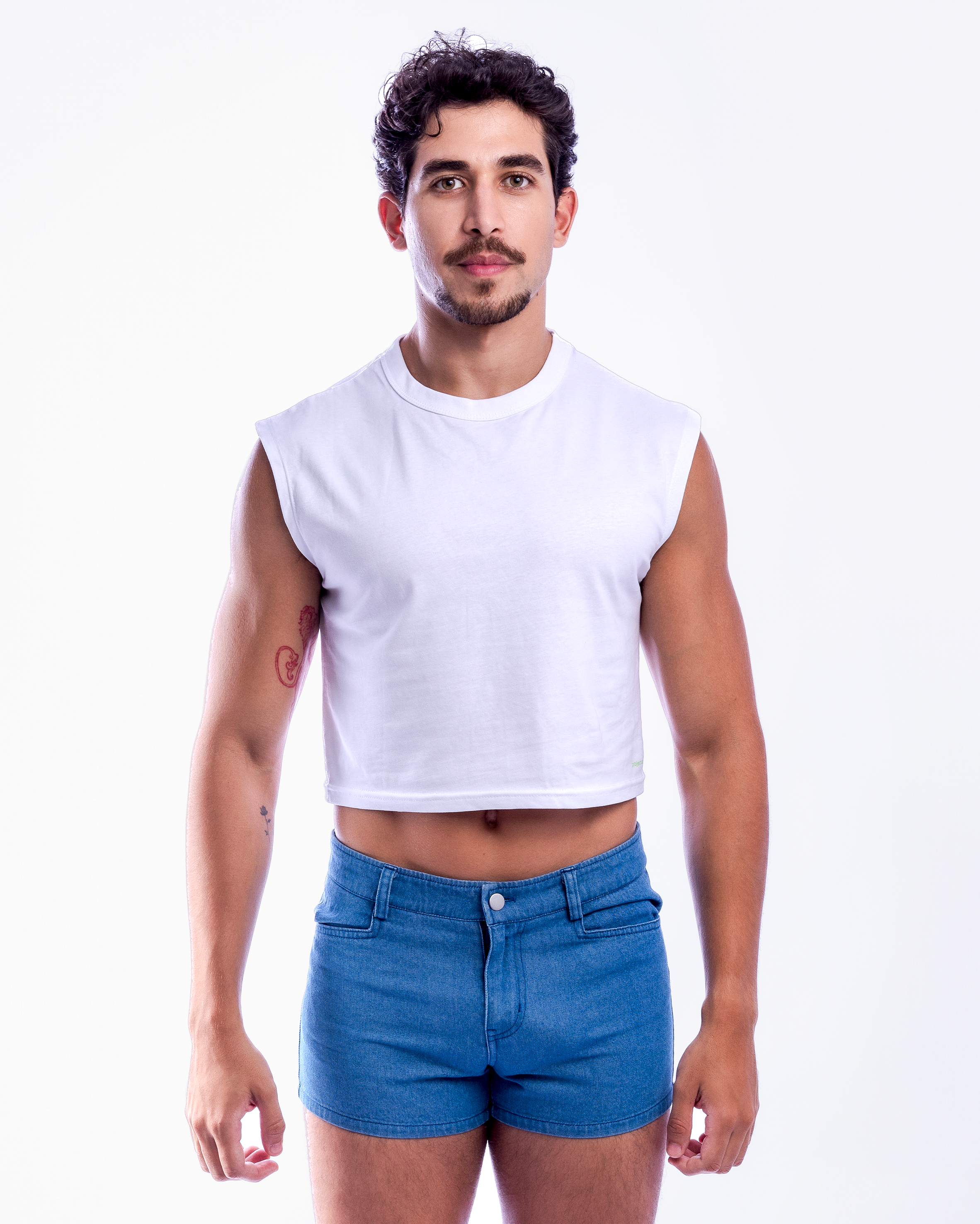 Logo Box Crop - White