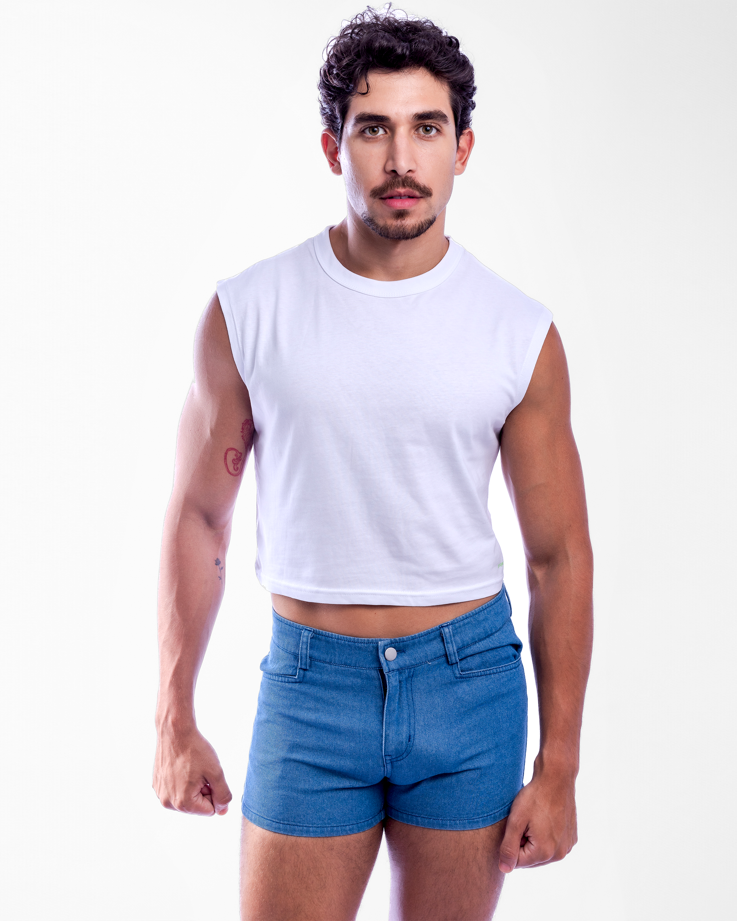 Logo Box Crop - White