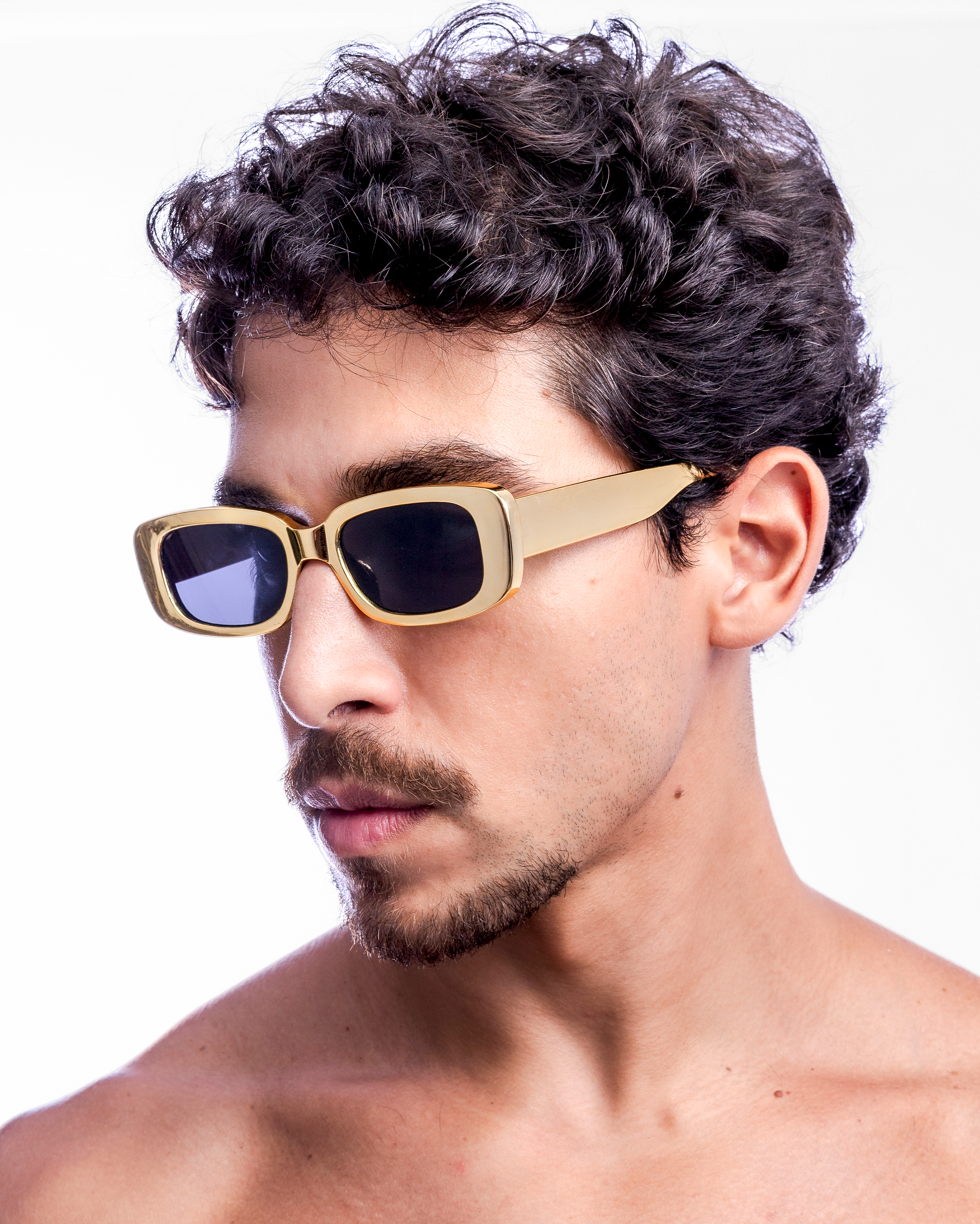 Apollo Square Frame - Gold Chrome