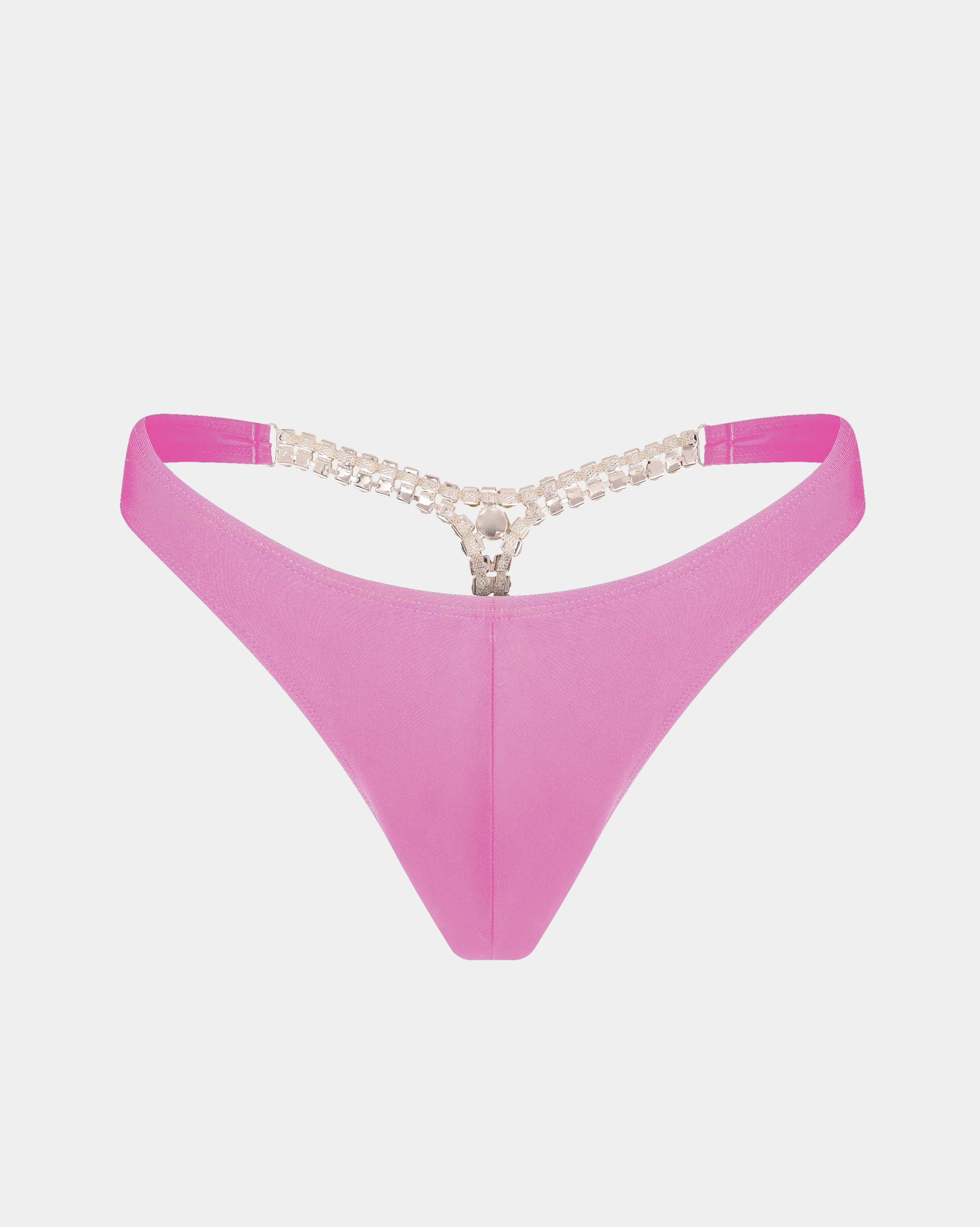 Diamond T-Back Thong - Pink