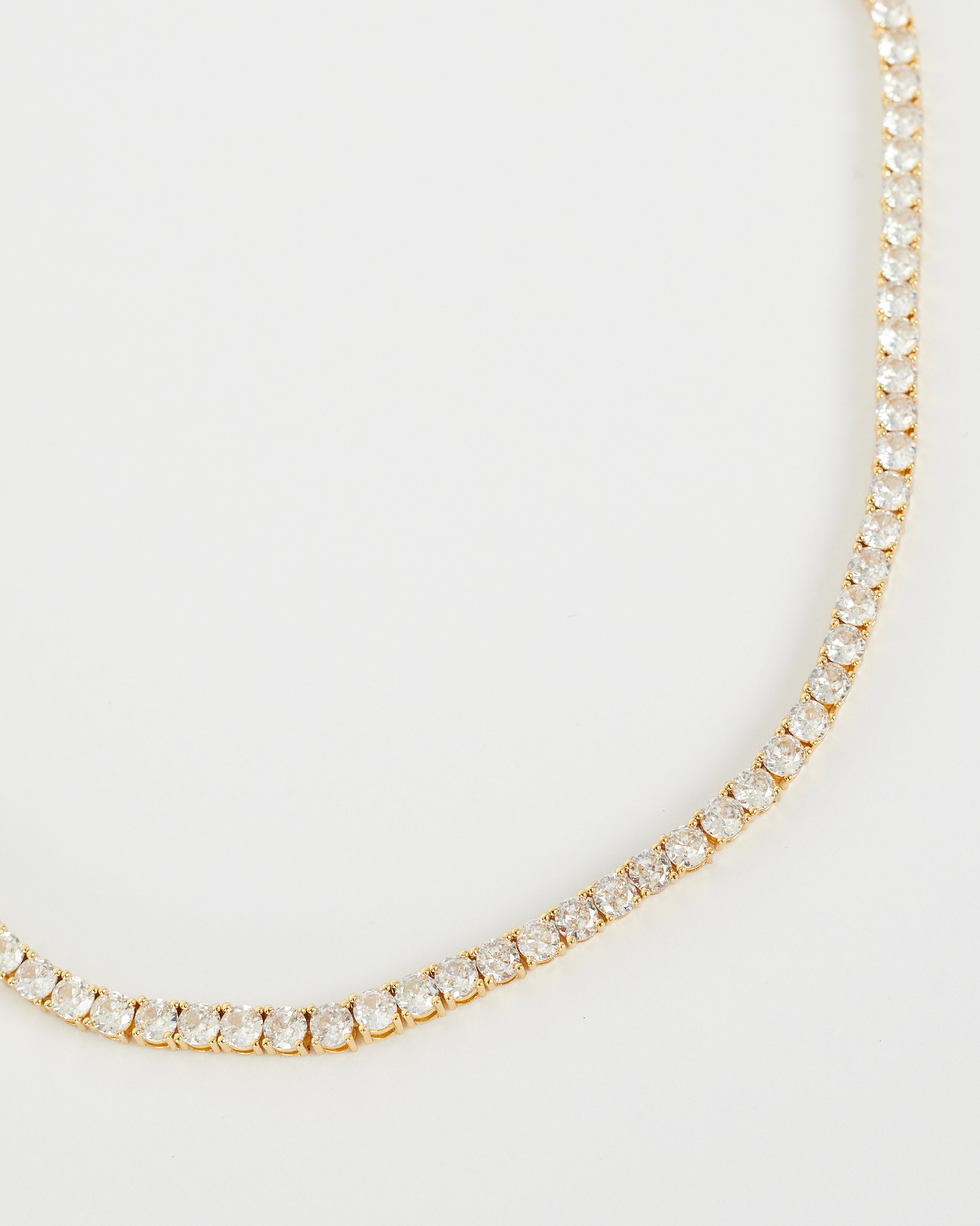 Tennis Necklace - Gold
