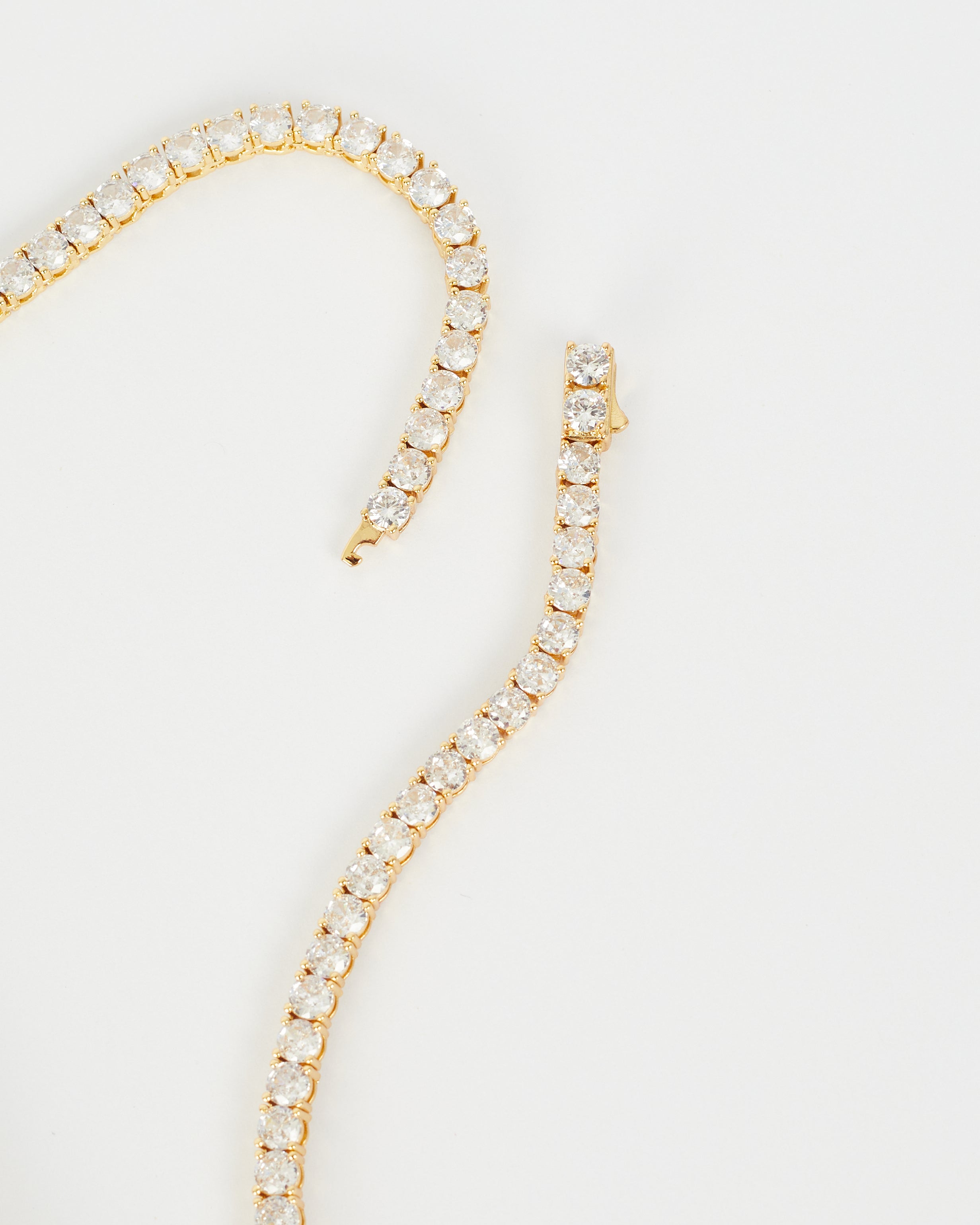 Tennis Necklace - Gold
