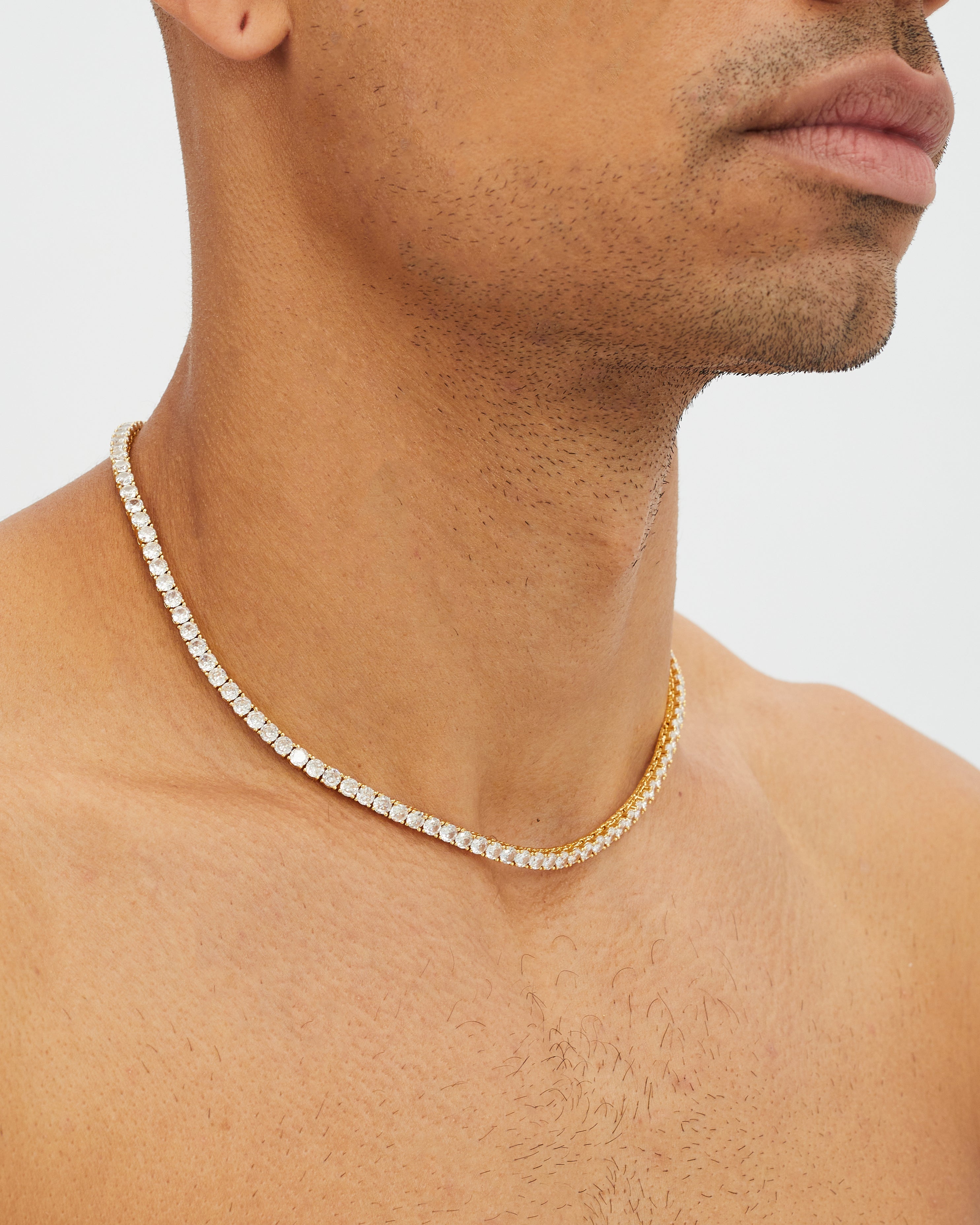 Tennis Necklace - Gold