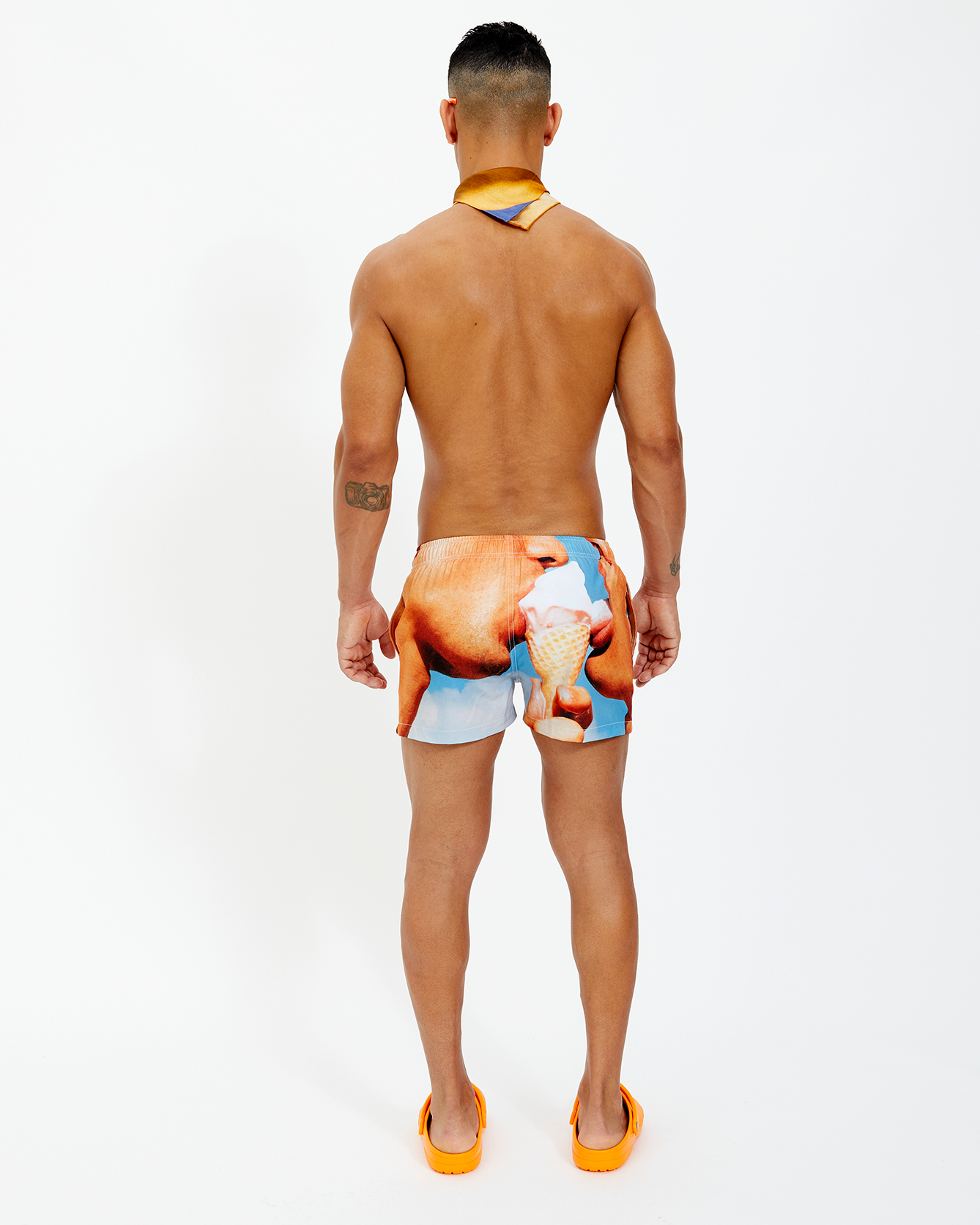 Short Length Ice-Cream Swim Shorts
