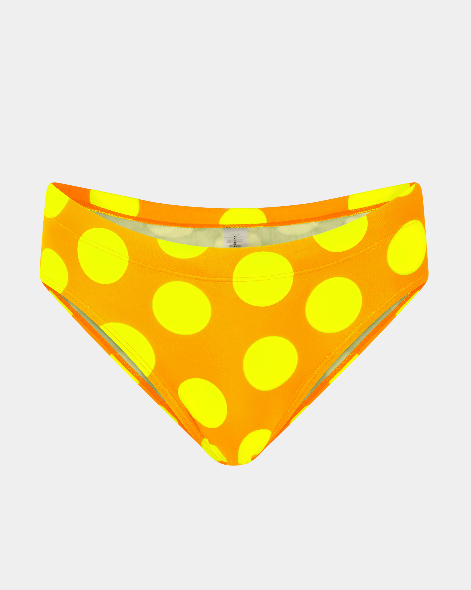 Polka Swim Brief - Orange
