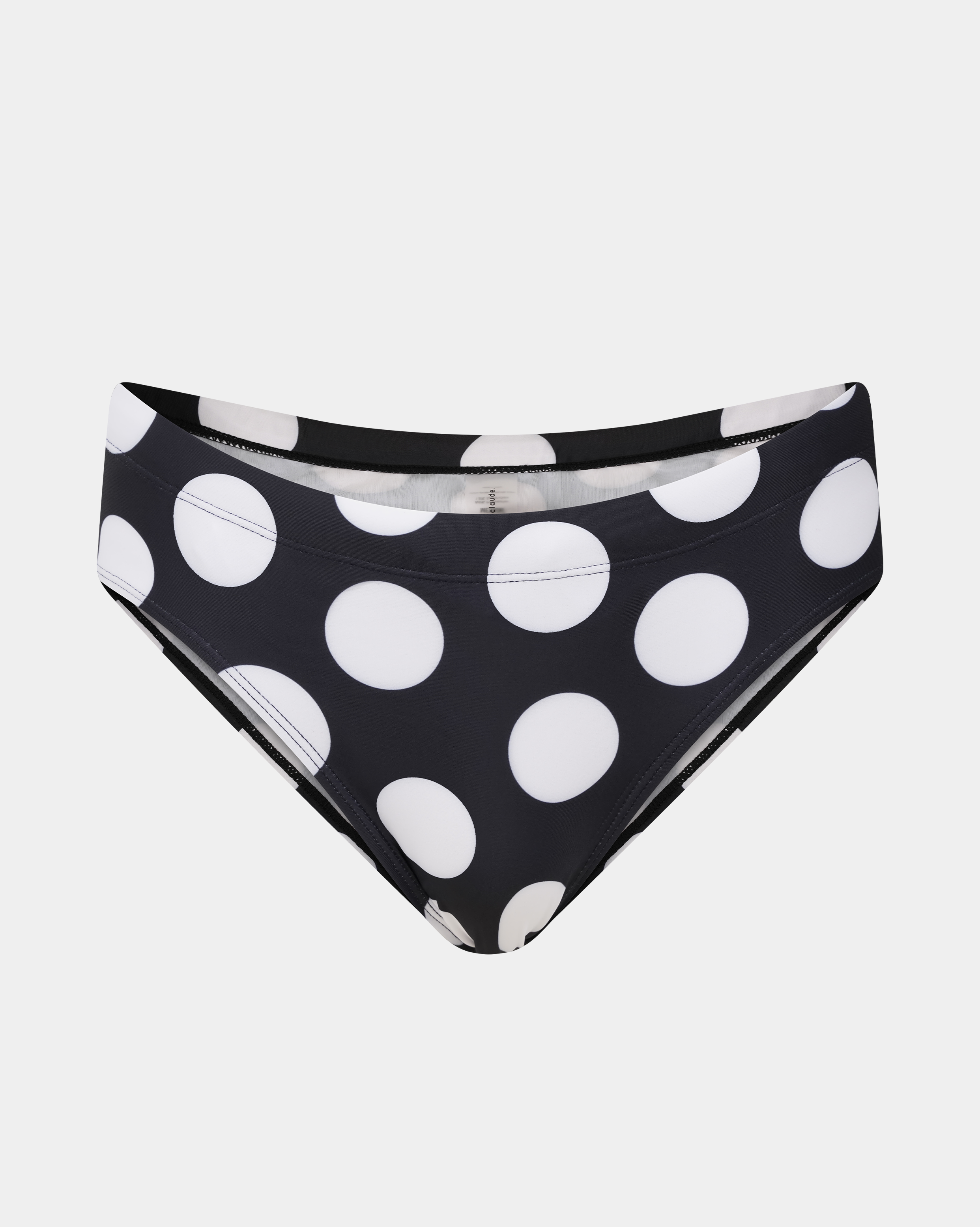 Polka Swim Brief - Black