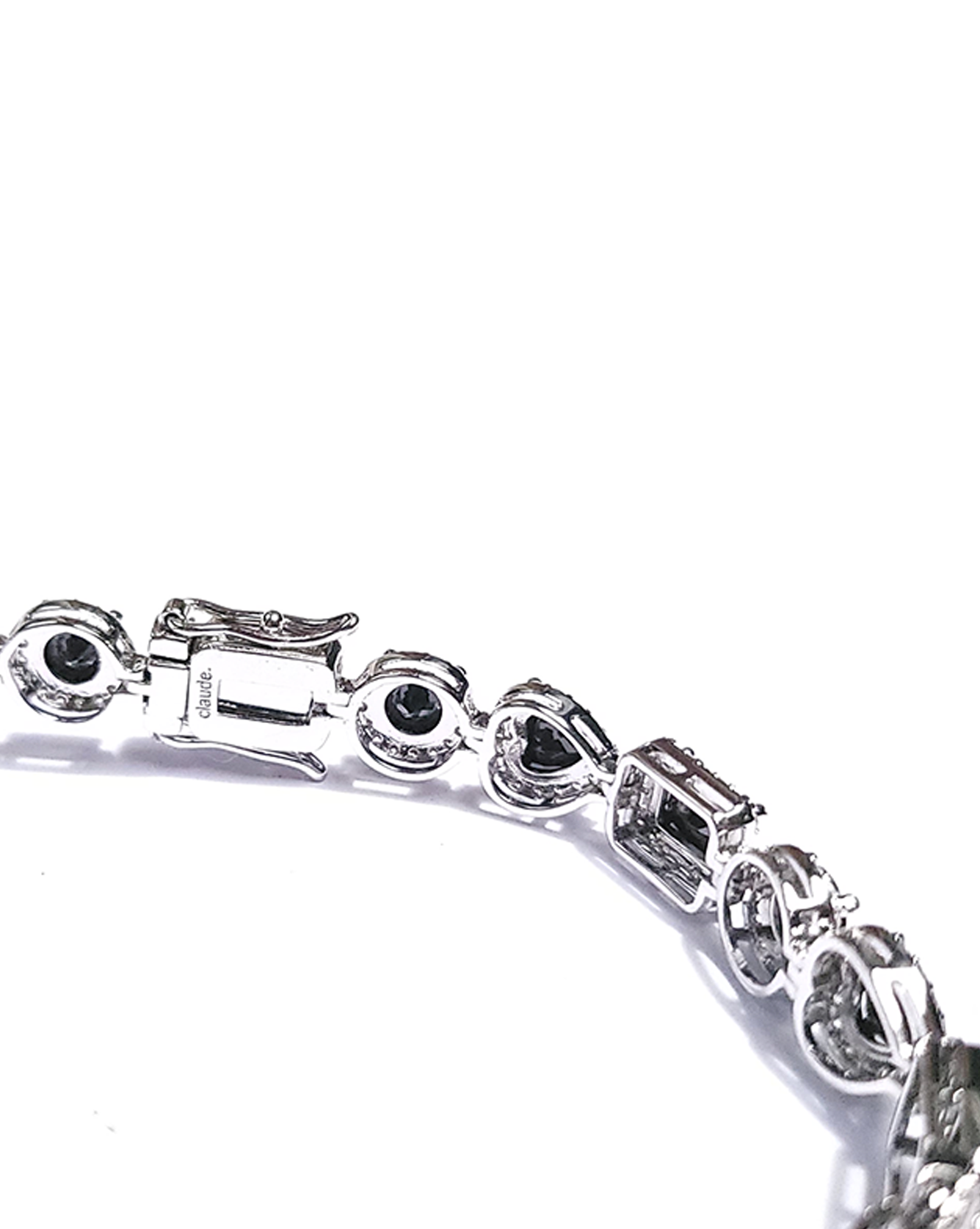 Poison Crush Bracelet with AAA CZ & White Gold Vermeil