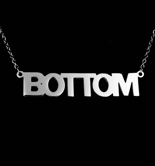 Silver Bottom Necklace designed by Project Claude (7604617380059)