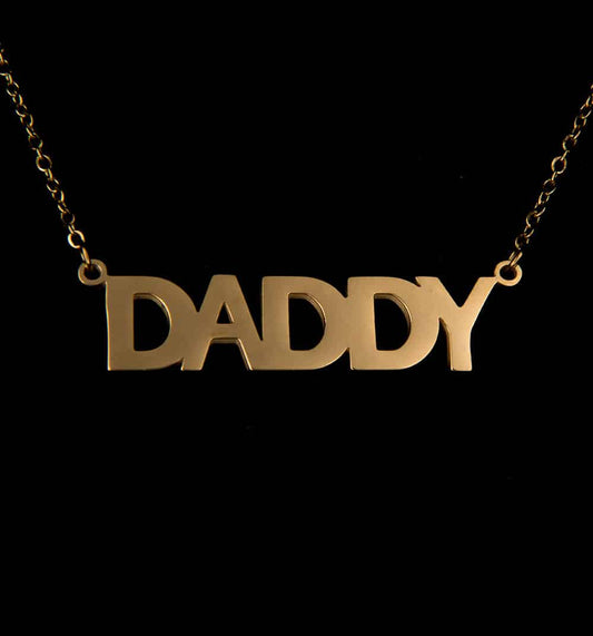 Gold Daddy Necklace designed by Project Claude (7604617281755)