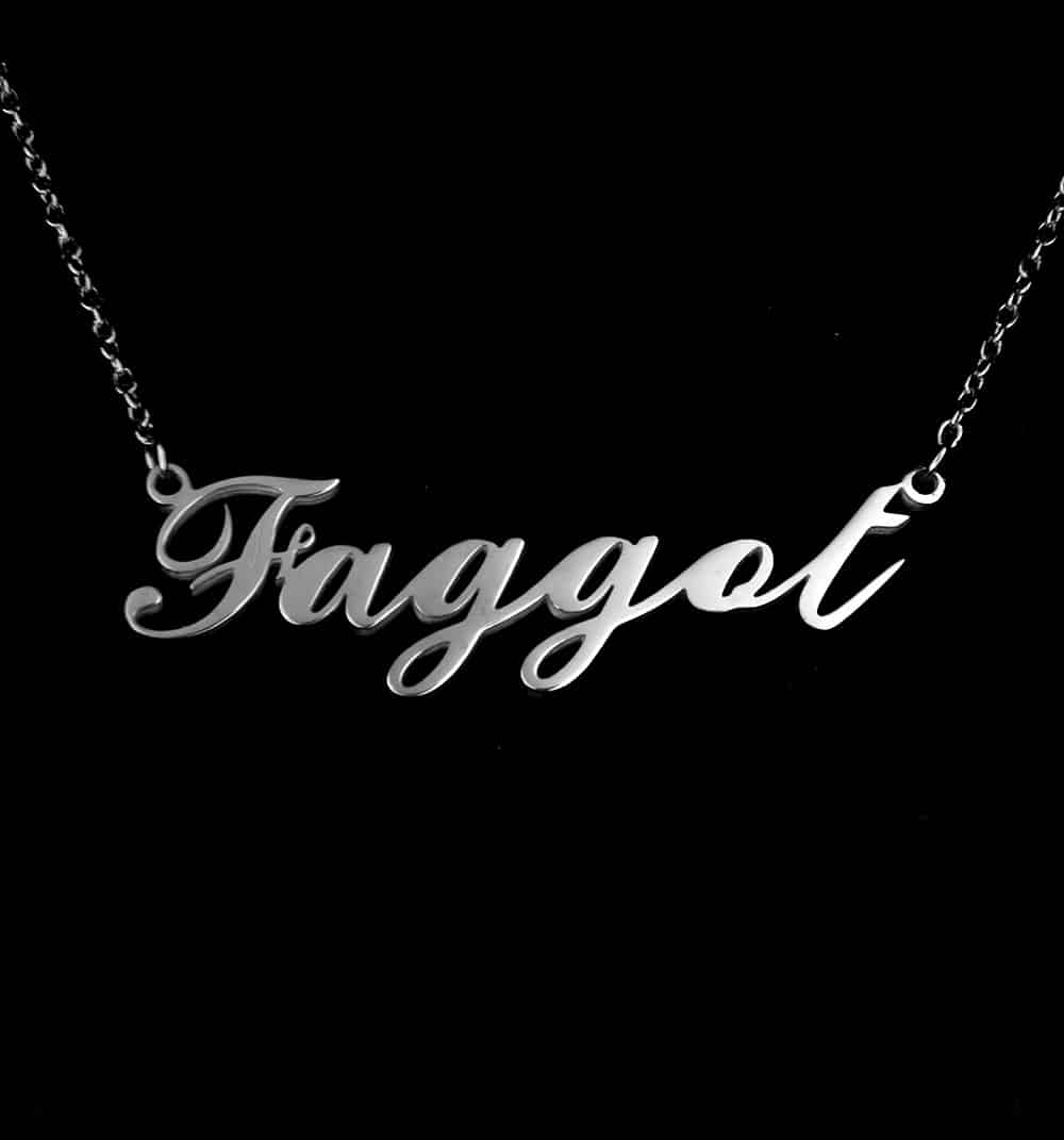 Silver Faggot  Necklace designed by Project Claude (7604605092059)