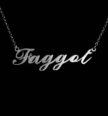Silver Faggot  Necklace designed by Project Claude (7604605092059)