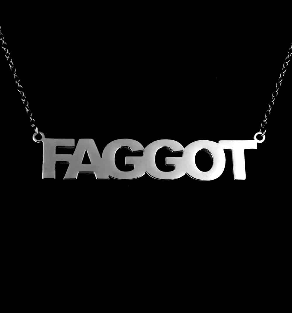 Silver Faggot  Necklace designed by Project Claude (7604604960987)