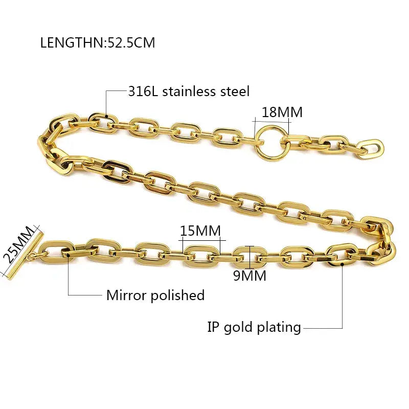 FOB Chain - Gold Plated Project Claude